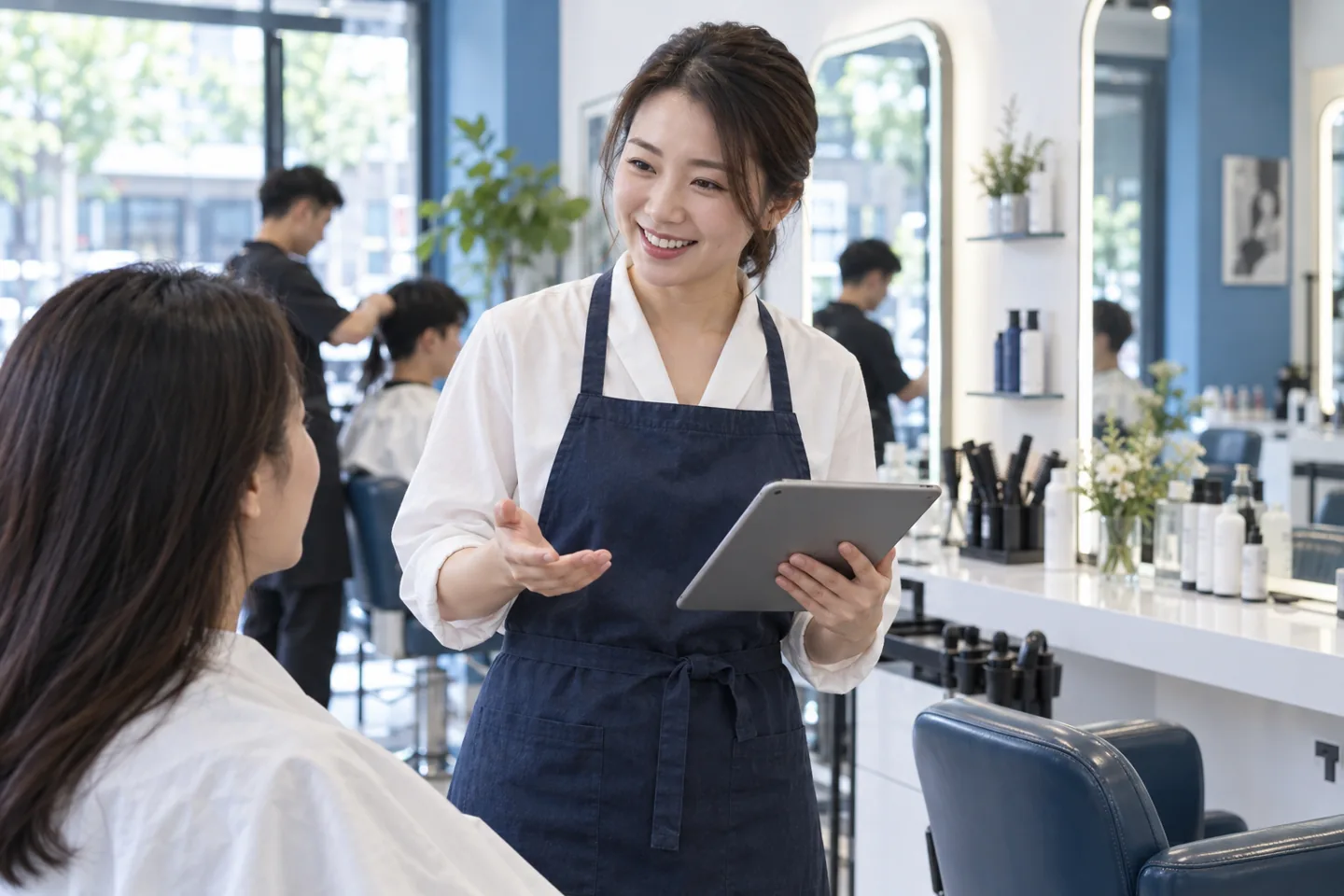 美发门店空间示意
